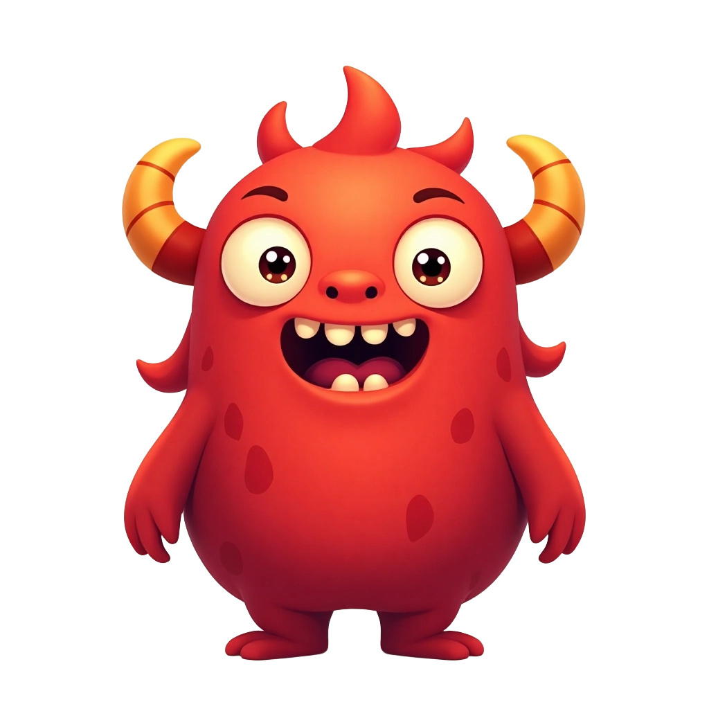 Flamey the Friendly Monster